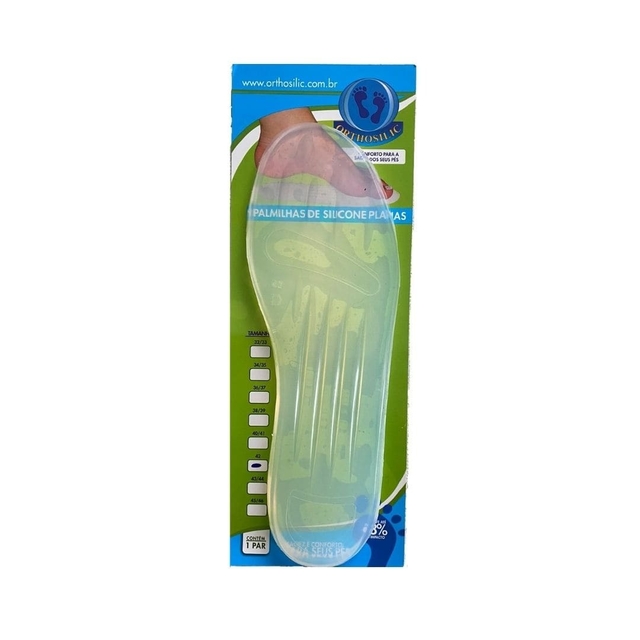 Palmilha De Silicone Plana nº 40/41  – Orthosilic
