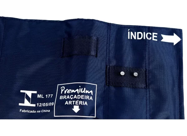 Braçadeira Metal C/ Manquito Azul - Premium