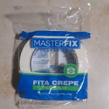 Fita Crepe Hospitalar Adesiva 19mmx50m -Masterfix  Kit C/5 Unidades