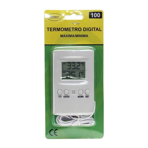 Termômetro Digital Maxima Minima Interno Externo – Supermedy