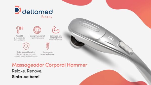 Massageador Corporal Hammer  127v- DELLAMED