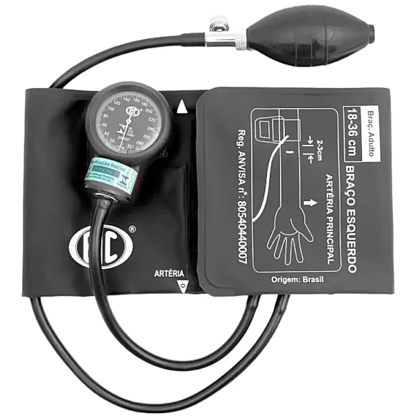 Aparelho De Pressão Aneroide B Metal Preto BIC Ref AP0236 - Image 2