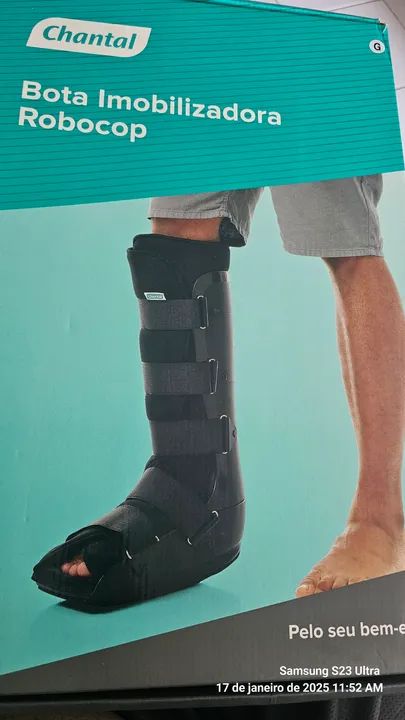 Bota Imobilizadora Longa Robocop Chantal